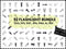 Flashlight SVG Bundle | Flashlight SVG PNG DXF EPS | Torch Light Cut Files for Cricut | Flashlight Vector Clipart Design