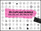 Cupcake SVG Bundle | Cupcake SVG PNG DXF EPS | Cupcake Clipart Cut Files for Cricut | Cake Silhouette Vector Design