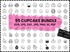 Cupcake SVG Bundle | Cupcake SVG PNG DXF EPS | Cupcake Clipart Cut Files for Cricut | Cake Silhouette Vector Design
