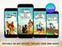 Bambi Birthday Video Invitation, Bambi Kids Birthday Party Digital Invitation, Bambi Theme Birthday Party Digital Invite