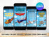Editable Airplane Birthday Video Animated Invitation, Airplane Party Video Invitation, Pilot Birthday Invitation, Airplane Phone Invite