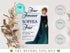 Watercolor Frozen Birthday Invitation Template, Princess Birthday Girl Invite, Instant Download, Digital Birthday Party Invite for Girl