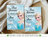 Editable Frozen Invitation, Frozen Birthday Invitation, Printable Birthday Party Invitations, Princess Party Invite Template, Frozen Invite