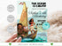 Editable Moana Birthday Invitation, Printable Baby Moana Birthday Invite, Kids Party Template, Invite in Corjl, Instant Download