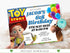 Editable Kids Birthday Invitation, 6th Birthday Invitation, Any Age and Any Gender Birthday Invitation, Custom Birthday Invitation