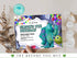 Editable Monster Birthday Invitation, Monster Birthday Party Invitation, Boy Birthday Party, Boys Monster, Monster Invite, Boys Party