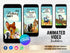 Bambi Birthday Video Invitation, Bambi Kids Birthday Party Digital Invitation, Bambi Theme Birthday Party Digital Invite