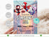 Spider Man Invitation, Spider-Man Boys Birthday Party Digital Invitation, Kids Birthday Card, Digital Download, Editable Template