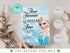 Editable Frozen Invitation, Frozen Birthday Invitation, Printable Birthday Party Invitations, Princess Party Invite Template, Frozen Invite