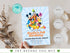 Kids Birthday Party Invitation, Childrens Birthday Party Invitation Template, Kids Birthday Invite, Birthday Invitation, Digital Invite