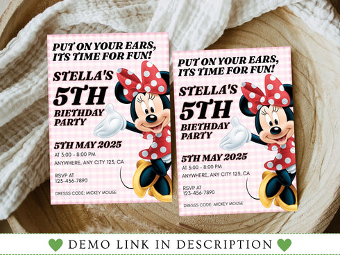 Kids Birthday Invitation, Childrens Birthday Party Invitation Template, Kids Birthday Invite, Birthday Invitation, Digital Invite, Corjl