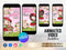Editable Strawberry Berry 3rd Birthday Party Invitation Card Template, Digital Strawberry 3rd Birthday Invite, Electronic Party Mobile