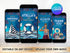 Stormy Sea Birthday Video Invitation, Animated Ocean Theme Party Invitation, Stormy Sea Kids Birthday Party Phone Video Text Evite, Canva
