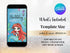 Ariel Little Mermaid Video Invitation with Song, Little Mermaid Birthday Party Animated Invite, Little Mermaid Digital Invitation with Music