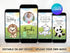 Animals Birthday Video Invitation, Cute Animated Jungle Birthday Video Invite, Birthday Video Template, Digital Animals Birthday Card