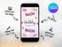 Candies Birthday Video Invitation, Editable Candy Land Party Invite, Candy Party Animated Invitation Template, Kids Animated Invitation