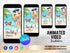Editable Beach Party Invitation, Beach Digital Invitation Video, Video Invite, Beach Invitation, Beach Birthday Party Animated Invitation