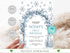 Editable Winter Birthday Invitation, Blue Snowflakes 1st Birthday Invitation, Winter Wonderland Boy Snowflake Birthday Invitation, Corjl