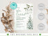 Winter Onederland 1st Birthday Invitation, Snow Woodland 1st Birthday Invite, Winter Onederland, Printable 1st Birthday Invitation, Corjl