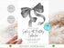 Editable Black Bow Birthday Invitation Template, Minimalist Black Bow Birthday Invite, Black Ribbon Coquette 30th 40th 50th Birthday Party