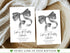 Editable Black Bow Birthday Invitation Template, Minimalist Black Bow Birthday Invite, Black Ribbon Coquette 30th 40th 50th Birthday Party