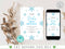 Snowflakes Birthday Invitation Girl or Boy Editable Template, Winter Wonderland Any Age Birthday Invitation, Winter Birthday Invitation
