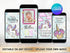 Unicorn Birthday Invitation, Unicorn Party Invite, Unicorn Video Party, Editable Invitation, Video Invitation Template, Girl Birthday