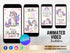 Unicorn Birthday Invitation, Unicorn Party Invite, Rainbow Unicorn Party, Editable Invitation, Video Invitation Template, Girl Birthday
