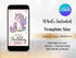 Unicorn Birthday Invitation, Unicorn Party Invite, Rainbow Unicorn Party, Editable Invitation, Video Invitation Template, Girl Birthday