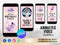 Space Pink Birthday Invitation Video, Space Astronaut Invitation, Birthday Astronaut, Outer Space Birthday Video Invitation, Rocket Evite