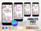 Editable Sweets Candy Video Invitation Template, Sweet Candy Birthday Invitation, Sweet Celebration Birthday Invitation, Candy Invitation