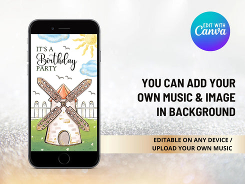 Farm Birthday Party Video, Invitation for Barn Party, Animated Invite Template for Editable Video, Farm Animals Party, Barnyard Invitation