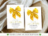 Yellow Bow Birthday Invitation, Coquette Invite, Coquette Bow Invitation, Digital Invitation Template, Bow Invite, Instant Download