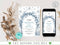 Editable Winter Birthday Invitation, Blue Snowflakes 1st Birthday Invitation, Winter Wonderland Boy Snowflake Birthday Invitation, Corjl