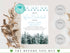 Winter Onederland Invitation, Onederland Invitation, Winter Birthday Invitation, Editable Birthday Invitation, Corjl Template