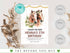 Editable Floral Horse Invitation Template, Floral Horse Birthday Invite, Girly Horse Invite, Horse Birthday Invitation, Instant Download