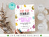 6th Birthday Invitation, Hip Hop Birthday Party Invitation, Hip Hop Hooray, Six Birthday Invite, Birthday Invitation, Kids Editable Invite