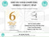 Gold Six Birthday Invitation, Gold Glitter Birthday Party Invitation, Golden Birthday 6th Invitation, Gold Party Invite, Instant Download