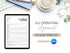 LLC Operating Agreement Template | Editable Company Ownership Contract PDF | Business Management Legal Document | Printable LLC Agreement
