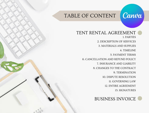Candy Buffet Service Contract Template | Editable Party Dessert Agreement PDF | Printable Event Legal Document | Candy Buffet Contract