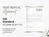 Tent Rental Agreement Template | Editable Event Equipment Rental Contract PDF | Party Vendor Legal Document | Printable Rental Form