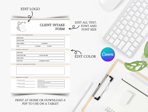 Wedding Florist Contract Template | Editable Floral Services Agreement PDF | Wedding Vendor Legal Contract | Printable Business Form