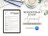 Residential Lease Agreement Template Editable Rental Contract Landlord Tenant Legal Document Printable Form, Rental Contract, Landlord Tenant