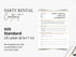 Party Rental Contract Template | Editable Event Equipment Rental Agreement PDF | Legal Printable Form | Party & Event Rental Contract