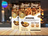 Bread Binge Discount Offer Flyer, Editable Canva Template, Bakery Promotion Poster Bread Sale, Digital Download, Bakery Flyer