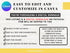 Food Flyer Template, Pizza Flyer Templates, Editable Canva US Letter Size Template for Pizza Flyer, Pizza Flyer, DIY Canva Pizza Flyer