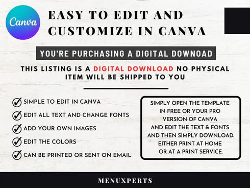 Grand Opening Flyer Template, Restaurant Food Menu, Menu Template, Customizable Menu Design, Food Menu Template, Sale Items Event Flyer