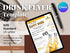 Happy Hour Flyer Template, Bar & Restaurant Drink Specials Promo, Editable Canva Flyer, Digital Download