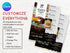 Cozy Restaurant Flyer Template, Editable Cafe & Bistro Menu Flyer, Food Promotion Poster, Canva Restaurant Marketing, Instant Download