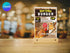 Flame Grilled Burger Flyer Template, Editable Fast Food Poster, Burger Menu Promotion Flyer, Canva Restaurant Marketing, Instant Download